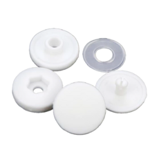 小麥購物 子母扣 Y868 1g, 20組, 白色