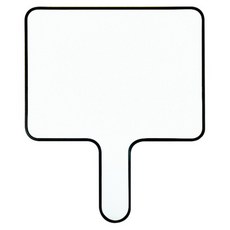 온업 손잡이 화이트보드 블랙, 멜라닌