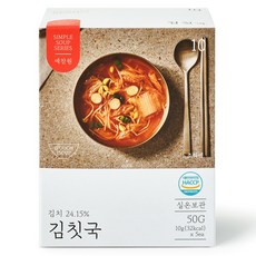 Yechanwon 韓式泡菜即食沖泡湯塊 5包入, 50g, 1盒