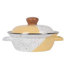 Ardin France 電磁爐 Essential 琺瑯 IH 火鍋, 1個, 草原黃, 21cm