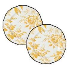 구찌 하바리움 샐러드 디저트 플레이트, 2개, 옐로우