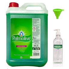 Palmolive 經典廚房洗潔精 5L + 漏斗 + 補充瓶組合, 1套