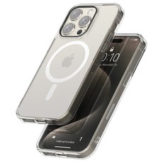 고부기 클리어쉴드 맥세이프 지문방지 매트 강화유리 휴대폰 케이스