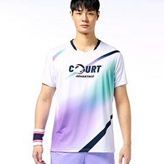 Court Advantage 男士用運動機能性全方位短袖圓領T恤 25S14