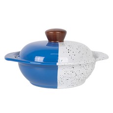 Ardin France 電磁爐 Essential 琺瑯 IH 深鍋, 1個, 鯨魚藍, 22cm