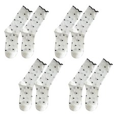 소니오 여성용 데이나잇 패션 양말 4켤레 세트