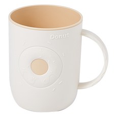 몬드스팟 도넛 욕실 양치컵 YY57690, 화이트, 1개