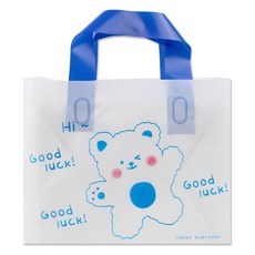 Inp LDPE 手提塑膠袋 小 30 x 20 cm, 03 幸運熊, 25個