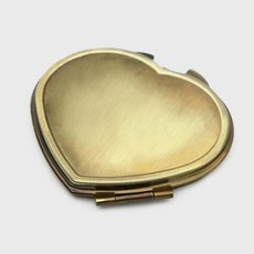 HAPPY BEARS 愛心手拿鏡, 4個, 復古金