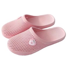 Mondspot 防滑封閉鞋頭輕便浴室拖鞋 YY57446, 粉紅色, 1個