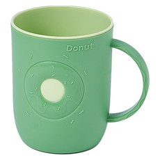몬드스팟 도넛 욕실 양치컵 YY57690, 그린, 1개