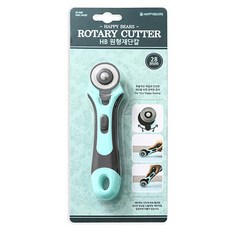 HAPPY BEARS 圓形輪刀 28mm, 1個, 薄荷藍