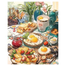 Taminayo 室內繪畫 DIY, 早午餐 A, 1個