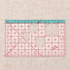 Clover 카드타입 방안자 25-042, 혼합색상, 1개