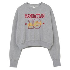 에어플레인 맨해튼16 크롭 맨투맨