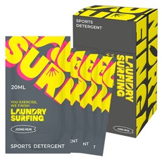 LAUNDRY SURFING 運動 濟州中文香 液體洗衣精 正裝 15入, 1個, 300ml