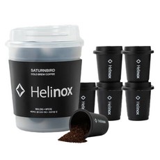 Saturnbird Helinox冷萃咖啡+重複使用杯組, 3g, 6入, 1個