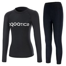 aquatica 女款防曬泳衣上衣 + 水陸兩用褲套組 AQAWTS23010