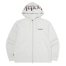 코닥어패럴 남녀공용 레인보우 빅로고 후드 집업