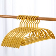 Redielo 防滑防肩角衣架, 黃色, 50個