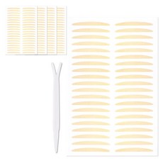 THEBOON 羽毛裸膚色單面雙眼皮貼套組 200p, 裸膚色 R TYPE, 1套