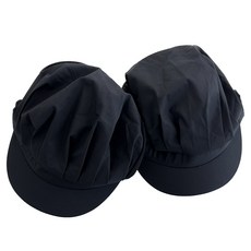 NEO 半網眼衛生帽, 黑色, 2個