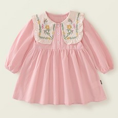 Arbe 女童Roenne刺繡連身裙