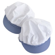 네오 반망사 위생모자, 블루체크, 2개