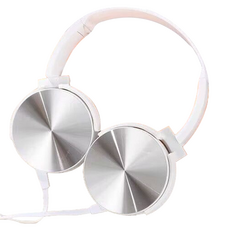 타이디홈 깔끔 휴대용 유선 헤드셋, 화이트