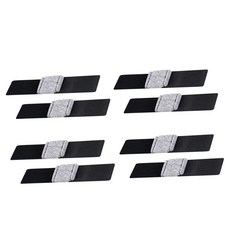 올하이 소음 미끄럼 긁힘방지 벨크로 일체형 가구 의자 다리 커버 그레이, 8개