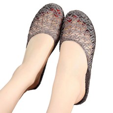 몬드스팟 여성용 젤리 PVC 글리터 이쁜 욕실 사무실 슬리퍼 YY57737, 블랙, 1개