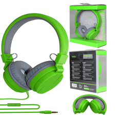 Tidy Home 整潔簡約有線頭戴式耳機, 綠色, 單一商品