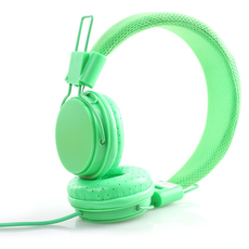 TIDY HOME 時尚有線頭戴式耳機, 單一商品, 綠色