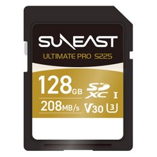 SUNEAST 旭東 Ultimate Pro V30 128 GB UHS-I 208MB/s 1387倍速 SD卡, 1個, 128GB