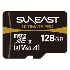 SUNEAST 旭東 Ultimate Pro microSD V60 1867倍速 無人機專用 SE-MS2128G26G1F, 1個, 128GB