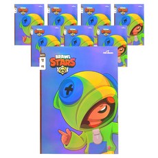 荒野亂鬥 國小窄行英語筆記本, 8個, 混合色