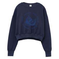 에어플레인 에어트로피칼 크롭 맨투맨