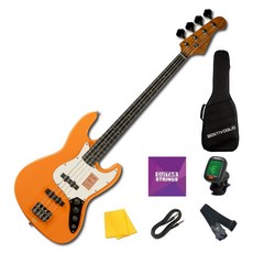 벤티볼리오 엘비스 프레슬리 입문용 베이스기타 세트, EJ1W CO, 코랄 오렌지, 1세트