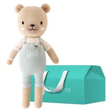 Cuddle+Kind 100% 手工安撫娃娃 + 禮物盒組合, 1套, 小查理蜜糖熊(娃娃)