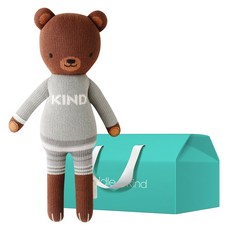 Cuddle+Kind 100% 手工安撫娃娃 + 禮物盒組合, 1套, 小奧利佛熊(娃娃)