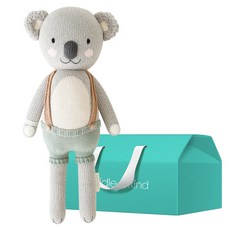 Cuddle+Kind 100% 手工安撫娃娃 + 禮物盒組合, 1套, 小昆恩無尾熊(娃娃)