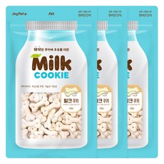 조이펫 강아지 쿠키, 밀크, 100g, 3개