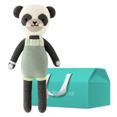 Cuddle+Kind 100% 手工安撫娃娃 + 禮物盒組合, 1套, 小派斯頓熊貓(娃娃)