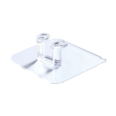 小麥購物 Y578 插座掛鉤 3.4g, 透明, 25個