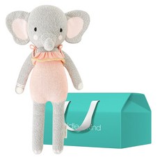 Cuddle+Kind 100% 手工安撫娃娃 + 禮物盒組合, 1套, 小艾洛伊茲大象(娃娃)