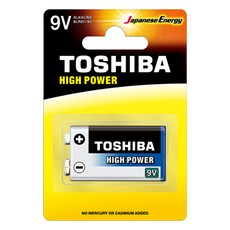 도시바 알카라인 9V 건전지, 1개입, 1개