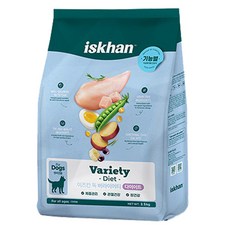 이즈칸 독 버라이어티 기능성 사료, 다이어트+장건강, 2.5kg, 1개