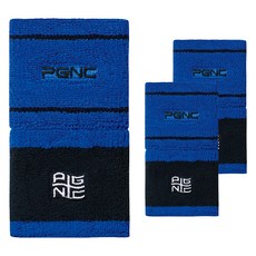 peggynco 機能性運動護腕2件組, 藍色 + 海軍藍, 3個