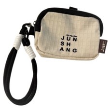 옵션에이 숏끈 스트랩씰 이어폰 주머니 케이스, 베이지, 1개