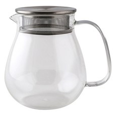 소소모소 클린 스텐 내열 유리 티팟, 투명, 1개, 600ml